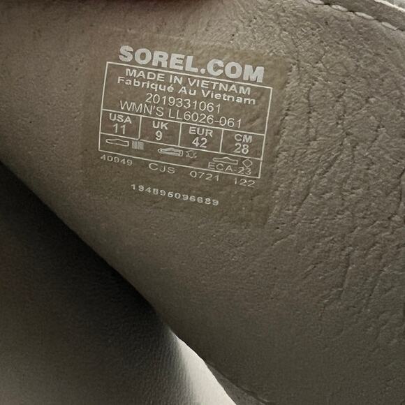 Sorel Roaming Easy Slides Grey Shoe Size 11 - Picture 7 of 7